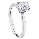 0.55ct TW Maple Leaf Diamonds™ Round Solitaire Engagement Ring in 18ct White Gold