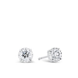 1.00ct TW Diamond Solitaire Earrings in 9ct White Gold
