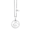 ASTRA Capricorn Zodiac Cubic Zirconia Necklace in Sterling Silver
