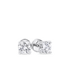 0.70ct TW Diamond Stud Earrings in 18ct White Gold