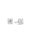 1.00ct TW Diamond Solitaire Earrings in 18ct White Gold