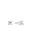 0.25ct TW Diamond Solitaire Earrings in 18ct White Gold