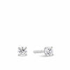 Brilliance 0.25ct TW Diamond Solitaire Earrings in 18ct White Gold