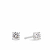 Brilliance 0.50ct TW Diamond Solitaire Earrings in 18ct White Gold