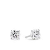 1.50ct TW Diamond Solitaire Earrings in 18ct White Gold
