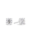 Brilliance 2.00ct TW Diamond Solitaire Earrings in 18ct White Gold