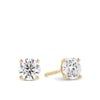 Brilliance 2.00ct TW Diamond Solitaire Earrings in 18ct Yellow Gold