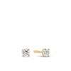 Radiance 0.10ct TW Diamond Solitaire Earrings in 9ct Yellow Gold