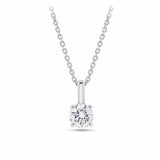 Brilliance 0.25ct TW Diamond Solitaire Pendant in 18ct White Gold