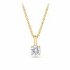 Brilliance 0.25ct TW Diamond Solitaire Pendant in 18ct Yellow Gold