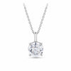 Brilliance 1.00ct TW Diamond Solitaire Pendant in 18ct White Gold