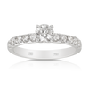 Australian Diamonds® Round Brilliant Cut Diamond Ring in 18ct White Gold