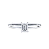 1917™ 0.50ct Diamond Emerald Cut Solitaire Engagement Ring in 18ct White Gold
