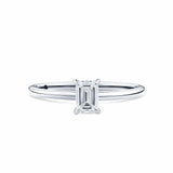 1917™ 0.50ct Diamond Emerald Cut Solitaire Engagement Ring in 18ct White Gold