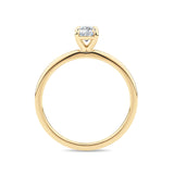 1917™ 0.50ct Diamond Oval Solitaire Engagement Ring in 18ct Yellow Gold