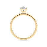 1917™ 0.50ct Diamond Pear Solitaire Engagement Ring in 18ct Yellow Gold