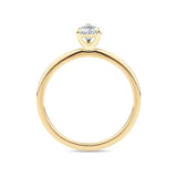 1917™ 0.50ct Diamond Pear Solitaire Engagement Ring in 18ct Yellow Gold
