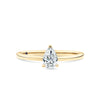1917™ 0.50ct Diamond Pear Solitaire Engagement Ring in 18ct Yellow Gold