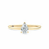 1917™ 0.50ct Diamond Pear Solitaire Engagement Ring in 18ct Yellow Gold