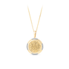 0.15ct TW 22ct Yellow Gold Half Sovereign in 9ct Yellow Gold Pendant Frame