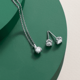 Essence 0.23ct TW Diamond Solitaire Pendant in 9ct White Gold