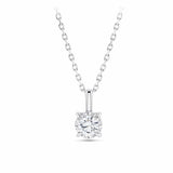 Essence 0.23ct TW Diamond Solitaire Pendant in 9ct White Gold