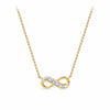 Diamond Infinity Pendant in 9ct Yellow Gold