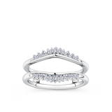 Diamond Ring in 9ct White Gold