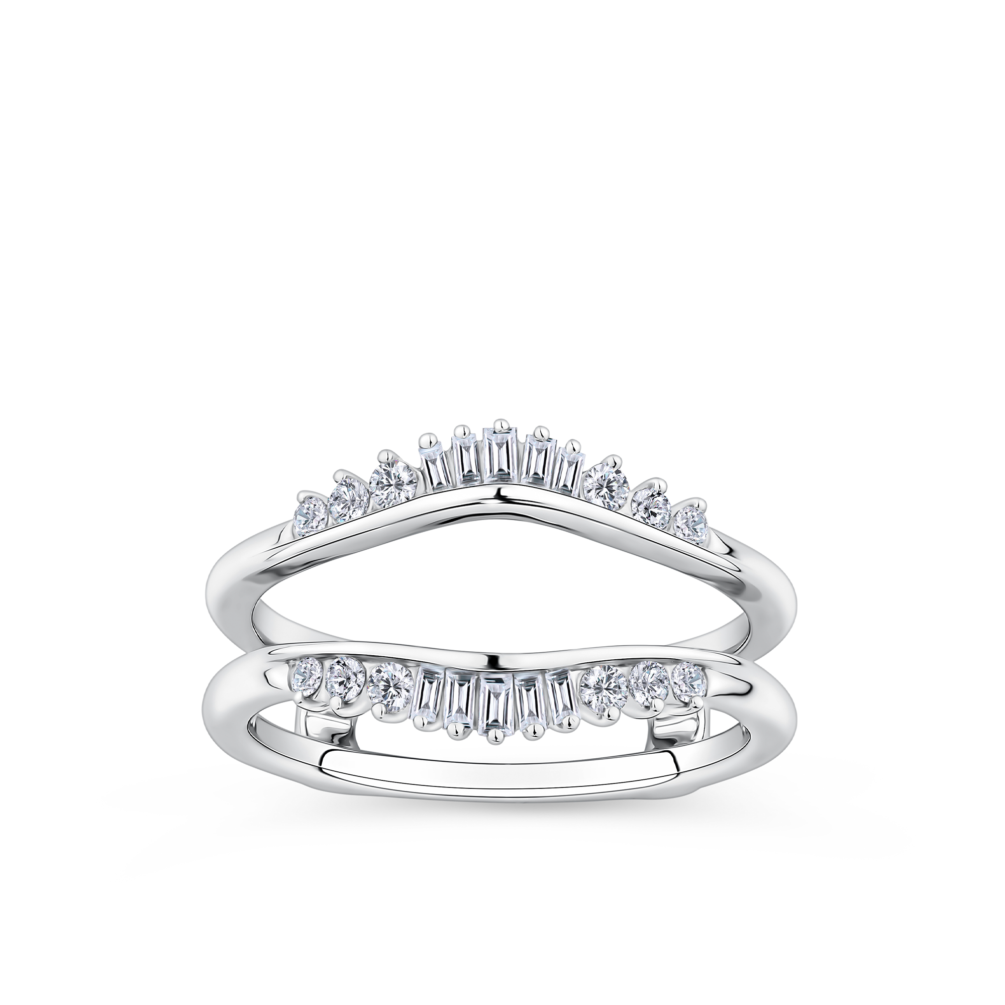 Diamond Ring in 9ct White Gold