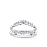 Diamond Ring in 9ct White Gold