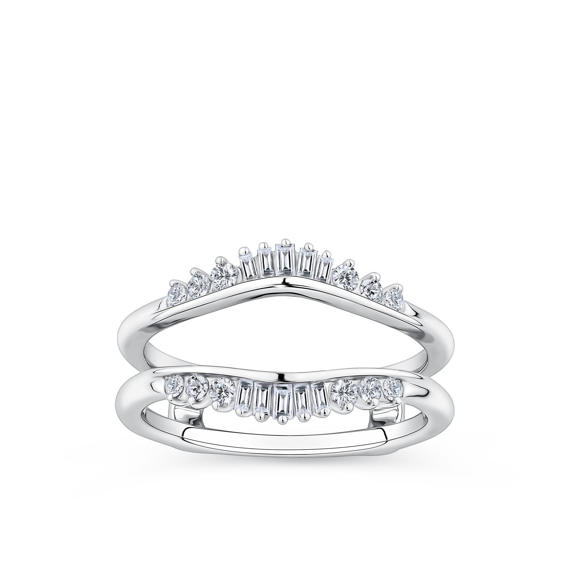 Diamond Ring in 9ct White Gold