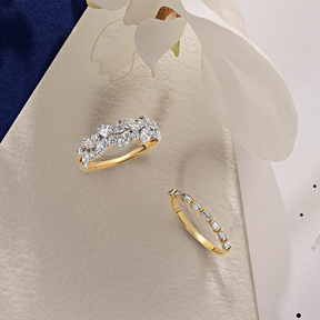 Diamond Baguette Wedding Ring in 9ct Yellow Gold TDW 0.33ct