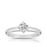 0.50ct TW Diamond Solitaire in 9ct White Gold