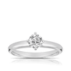 0.50ct TW Diamond Solitaire in 9ct White Gold