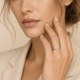 5.30ct Cushion Cut Diamond Solitaire Engagement Ring in 18ct Yellow Gold