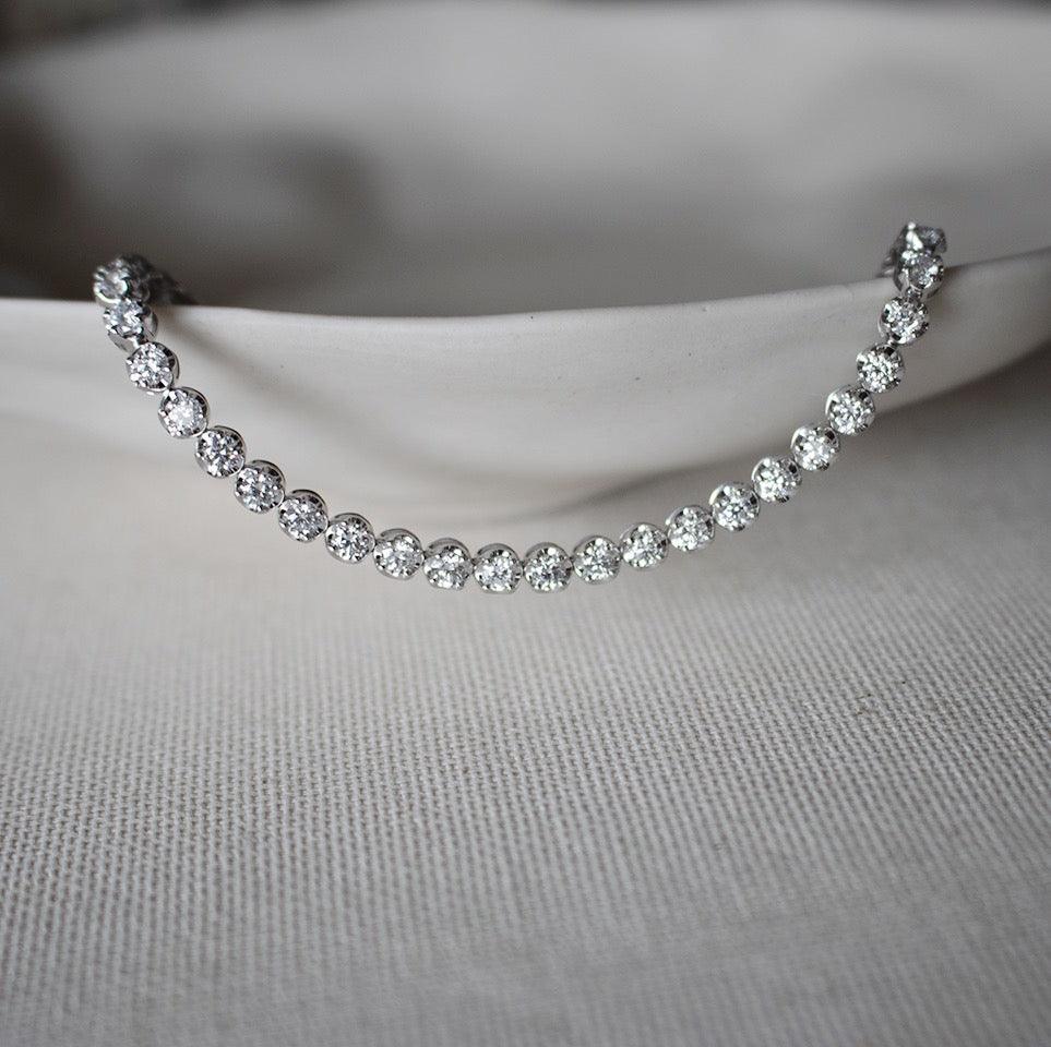 3.00ct TW Diamond Tennis Bracelet in 18ct White Gold