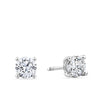 1.00ct TDW Diamond Stud Earrings in 9ct White Gold