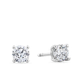 1.00ct TDW Diamond Stud Earrings in 9ct White Gold