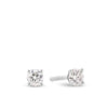 Radiance 0.50ct TW Diamond Solitaire Earrings in 9ct White Gold