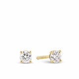 Radiance 0.50ct TW Diamond Solitaire Earrings in 9ct Yellow Gold