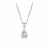 0.25ct TW Diamond Pendant in 9ct White Gold