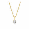 Radiance 0.10ct TW Diamond Solitaire Pendant in 9ct Yellow Gold