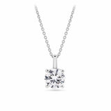 Radiance 0.50ct TW Diamond Solitaire Pendant in 9ct White Gold