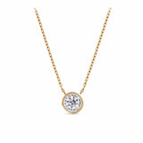 0.18ct TDW Diamond Necklace in 9ct Yellow Gold