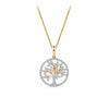 0.25ct TDW Diamond Tree of Life Pendant in 9ct Yellow Gold