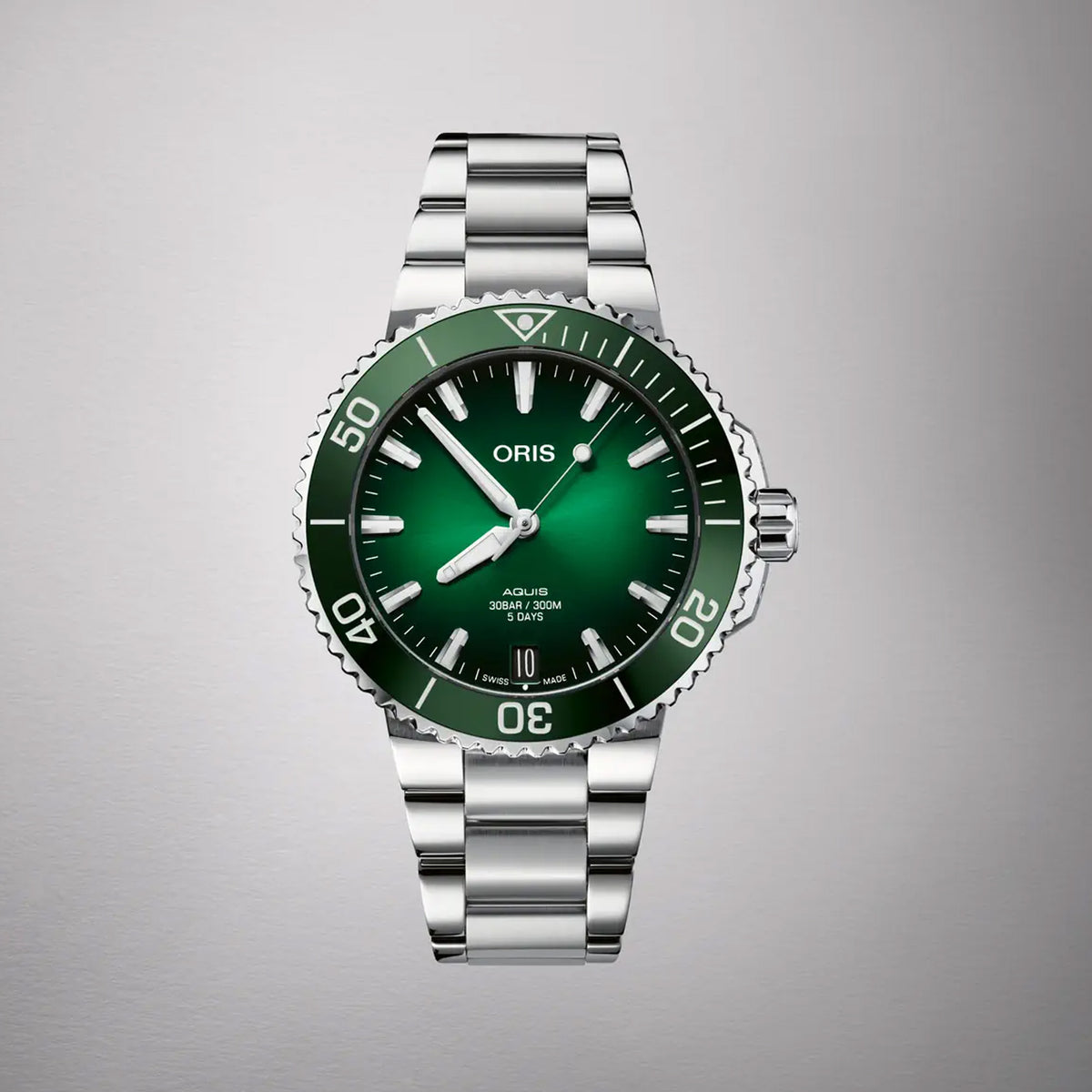 Oris Aquis Automatic Men's 41.50mm Watch 400 7769 4157 MB