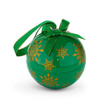 Solitaire Cubic Zirconia Stud Earrings in Sterling Silver in Green Bauble