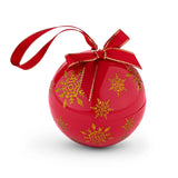 Freshwater Pearl & Cubic Zirconia Stud Earrings in Sterling Silver in Red Bauble