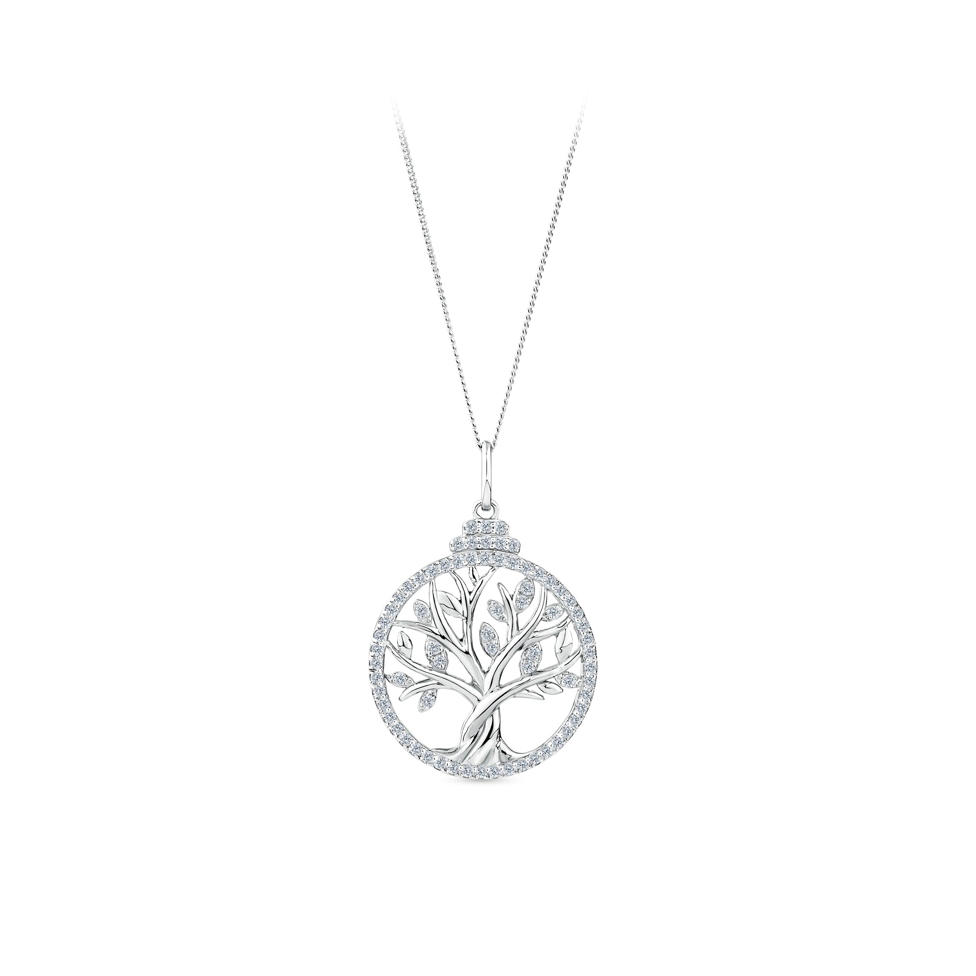 Tree of Life Pendant in Sterling Silver