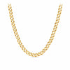55cm Solid Curb Link Chain in 9ct Yellow Gold